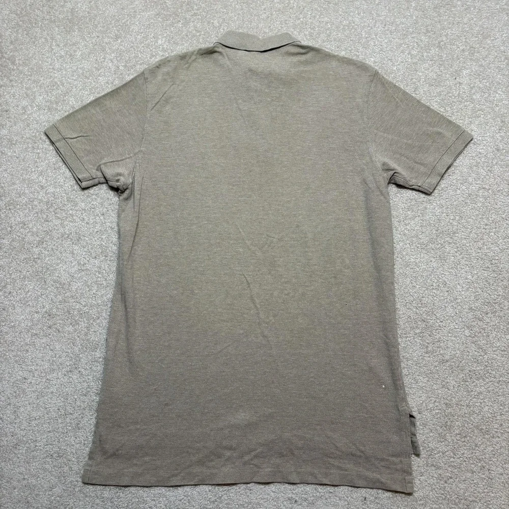 Vtg Polo By Ralph Lauren Polo Shirt Mens Large Beige Cotton Knit Pony Logo 90s